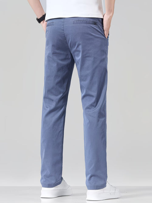 Men's Straight-Leg Pants with Pockets
