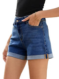 Women’s Asymmetrical Crossover Waist Shorts