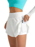 Women’s High-Rise Smocked Waist Shorts